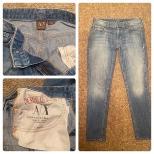 Armani Exchange Vintage Women’s Skinny Jeans Size 4 Short